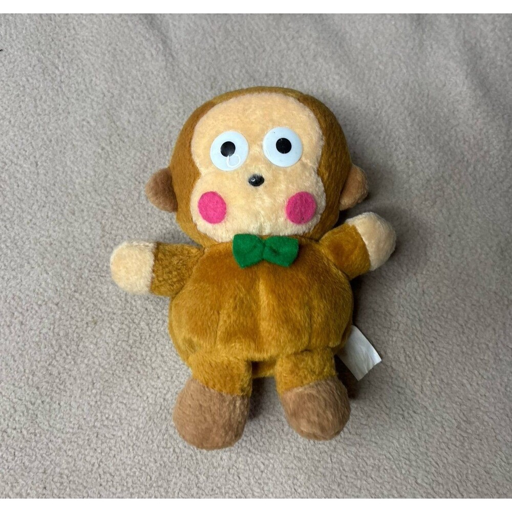 Vintage 1994 Sanrio Osaru No Monkichi Plush Stuffed Monkey Animal Toy 5.5”